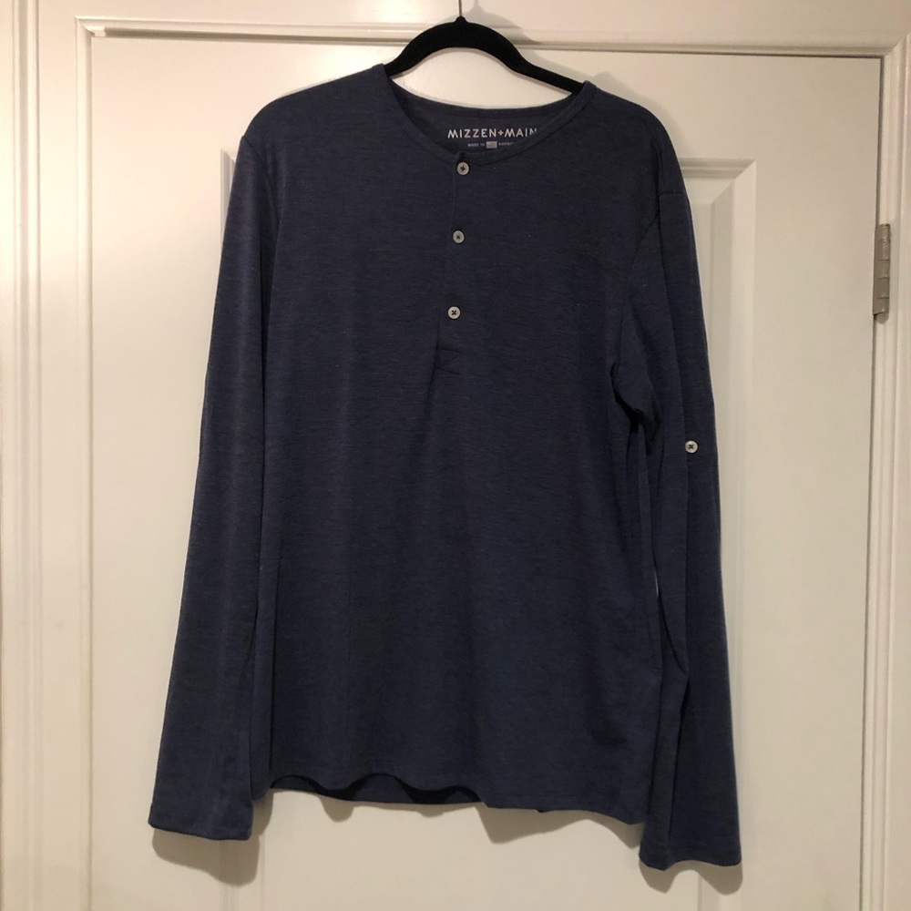 Mizzen+Main Long-Sleeve Henley Shirt